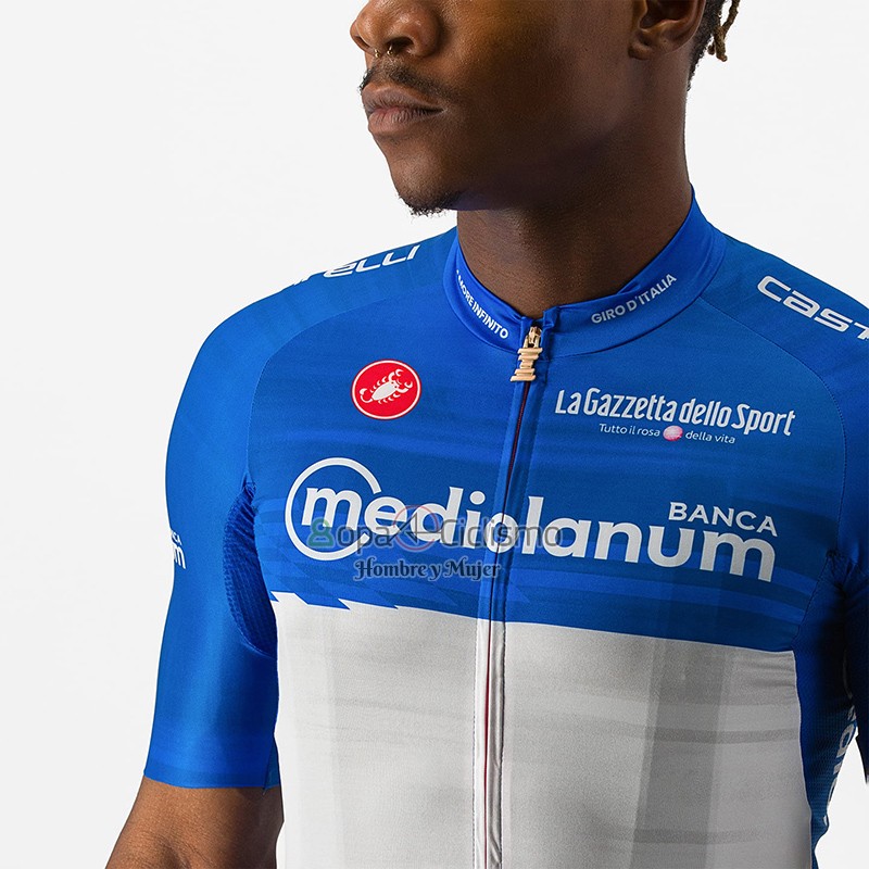 Giro d'Italia Ropa Ciclismo Culotte Corto 2023 Hombre Mangas Cortas Azul